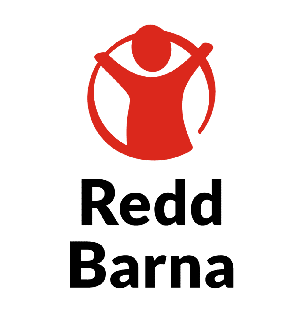 Redd Barna – vertikal logo RGB