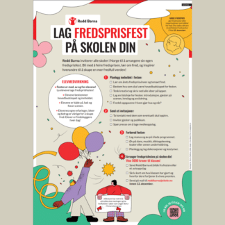 Plakat: Lag fredsprisfest på din skole